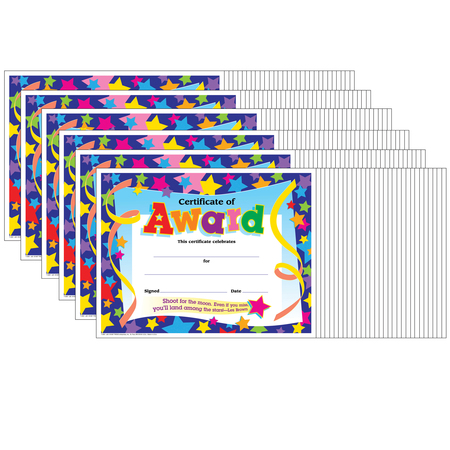 TREND ENTERPRISES Certificate of Award Colorful Classics Certificates, 30/Pack, PK6 T2951